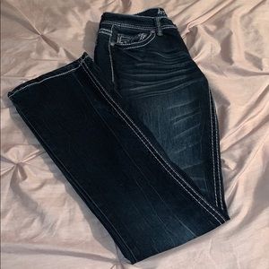 Bootcut Jeans- dark wash